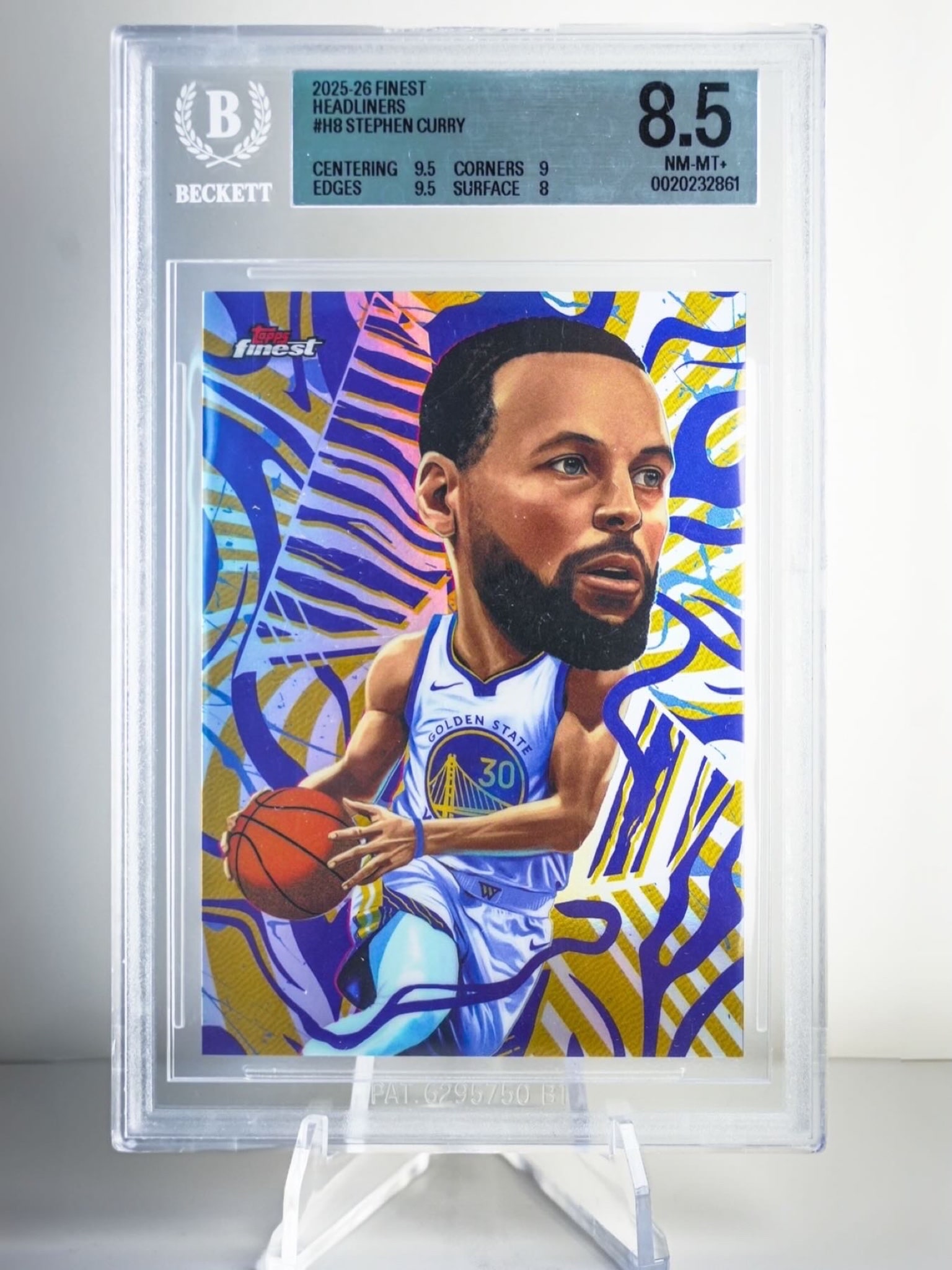 Temporary Stephen Curry card visual used to design the SSP Story layout
