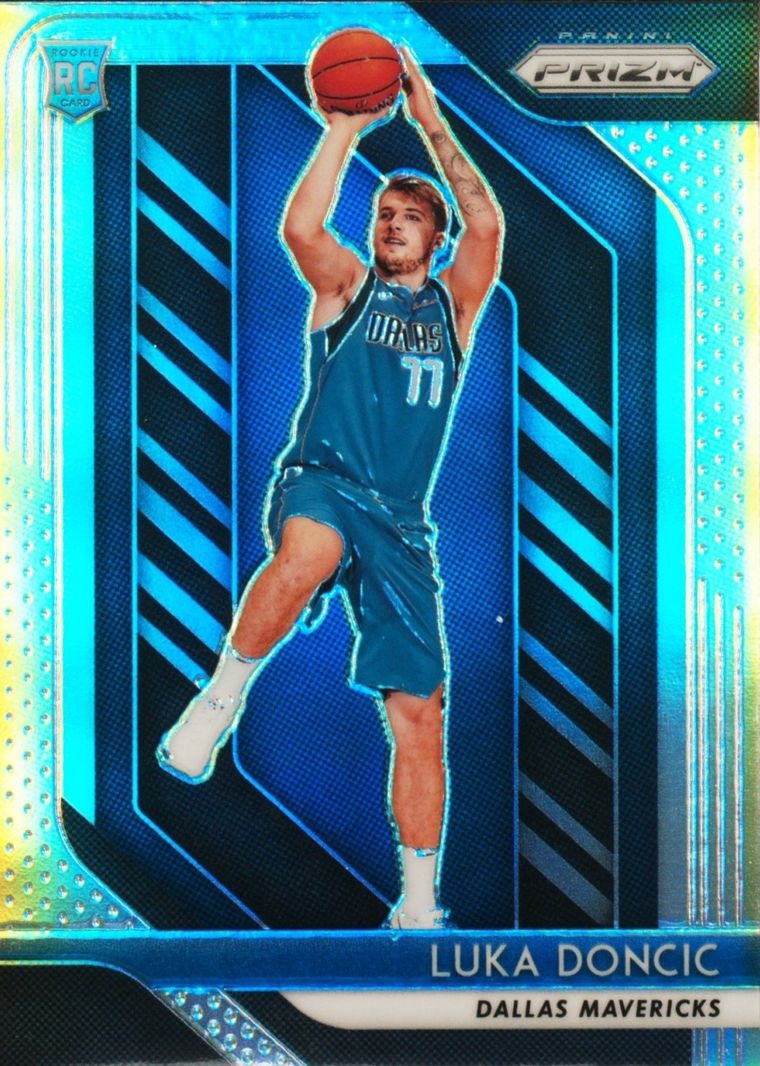 2018 Panini Prizm Luka Doncic rookie card number 280 Silver Prizm parallel